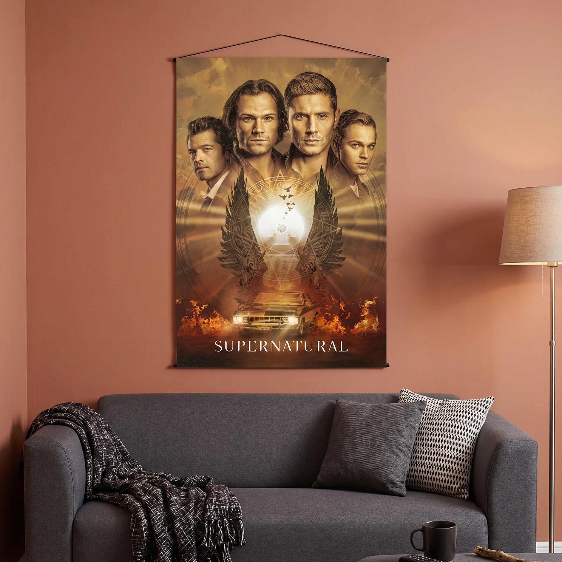 Immagine del prodotto Supernatural - Wall Scroll del Cast