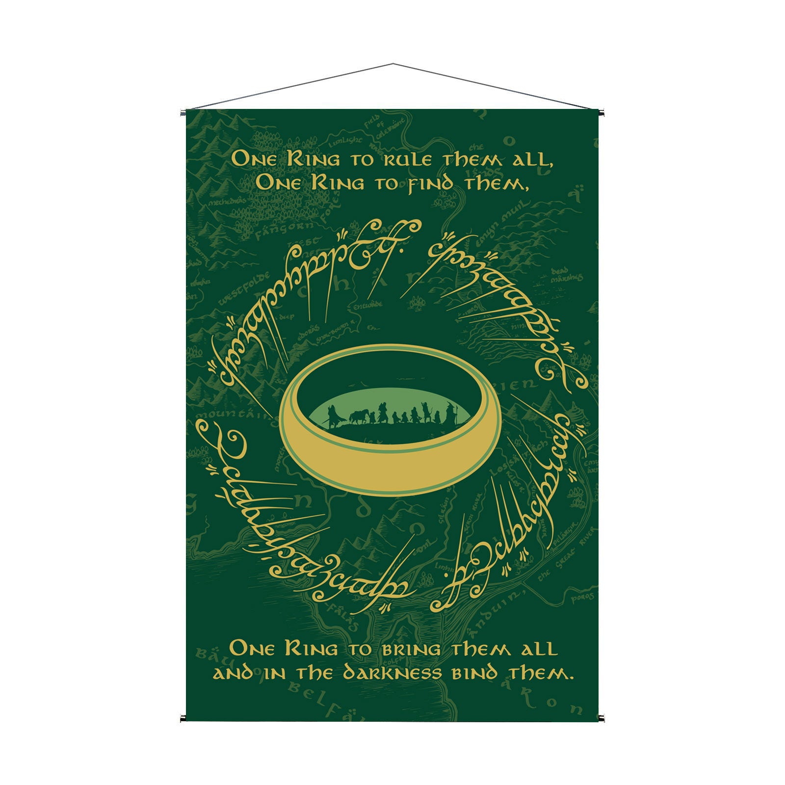 Immagine del prodotto Il Signore degli Anelli - L’Unico Anello Wall Scroll