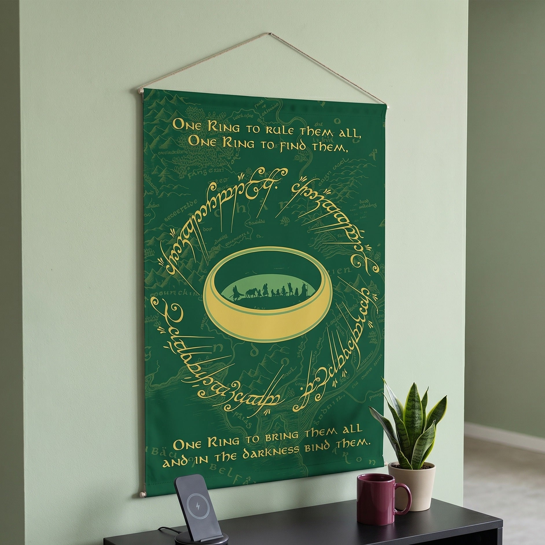 Immagine del prodotto Il Signore degli Anelli - L’Unico Anello Wall Scroll
