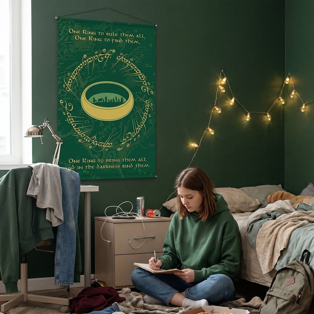 Immagine del prodotto Il Signore degli Anelli - L’Unico Anello Wall Scroll