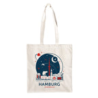 Product image Elbenwald in Hamburg Skyline Jute Bag