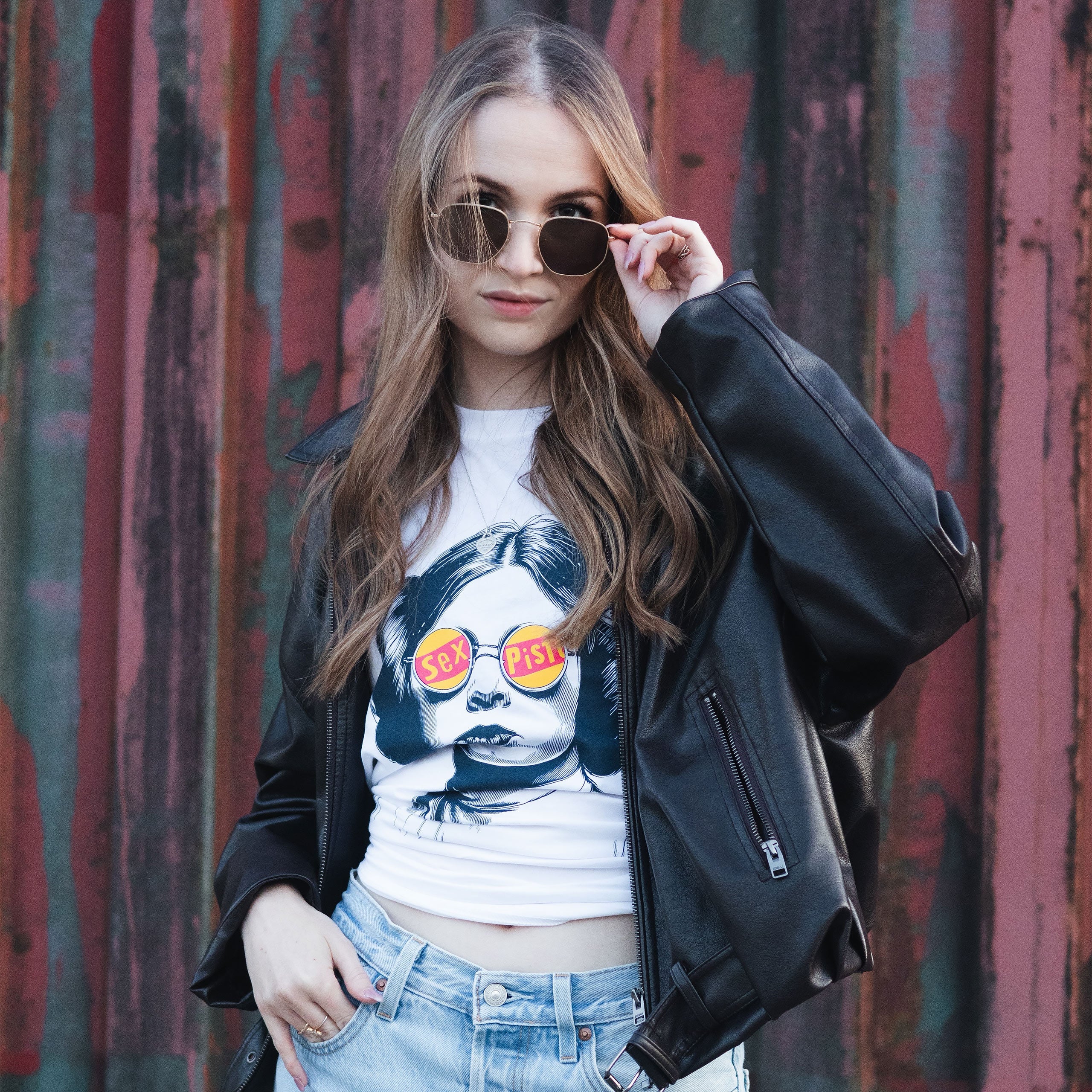 Immagine del prodotto T-shirt Sex Bomb per fan di Star Wars bianca