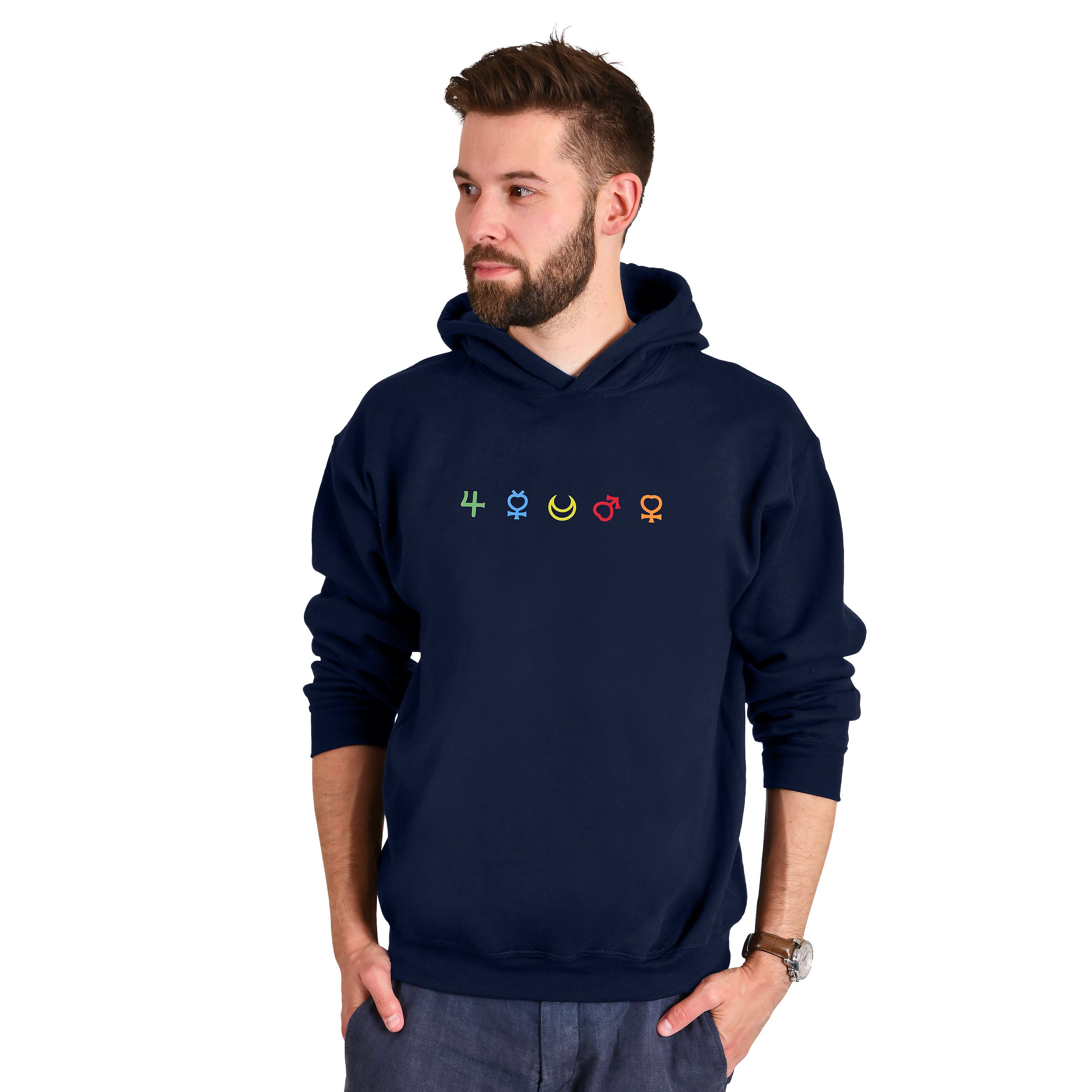 Immagine del prodotto Sailor Moon - Felpa con cappuccio Pretty Guardians blu