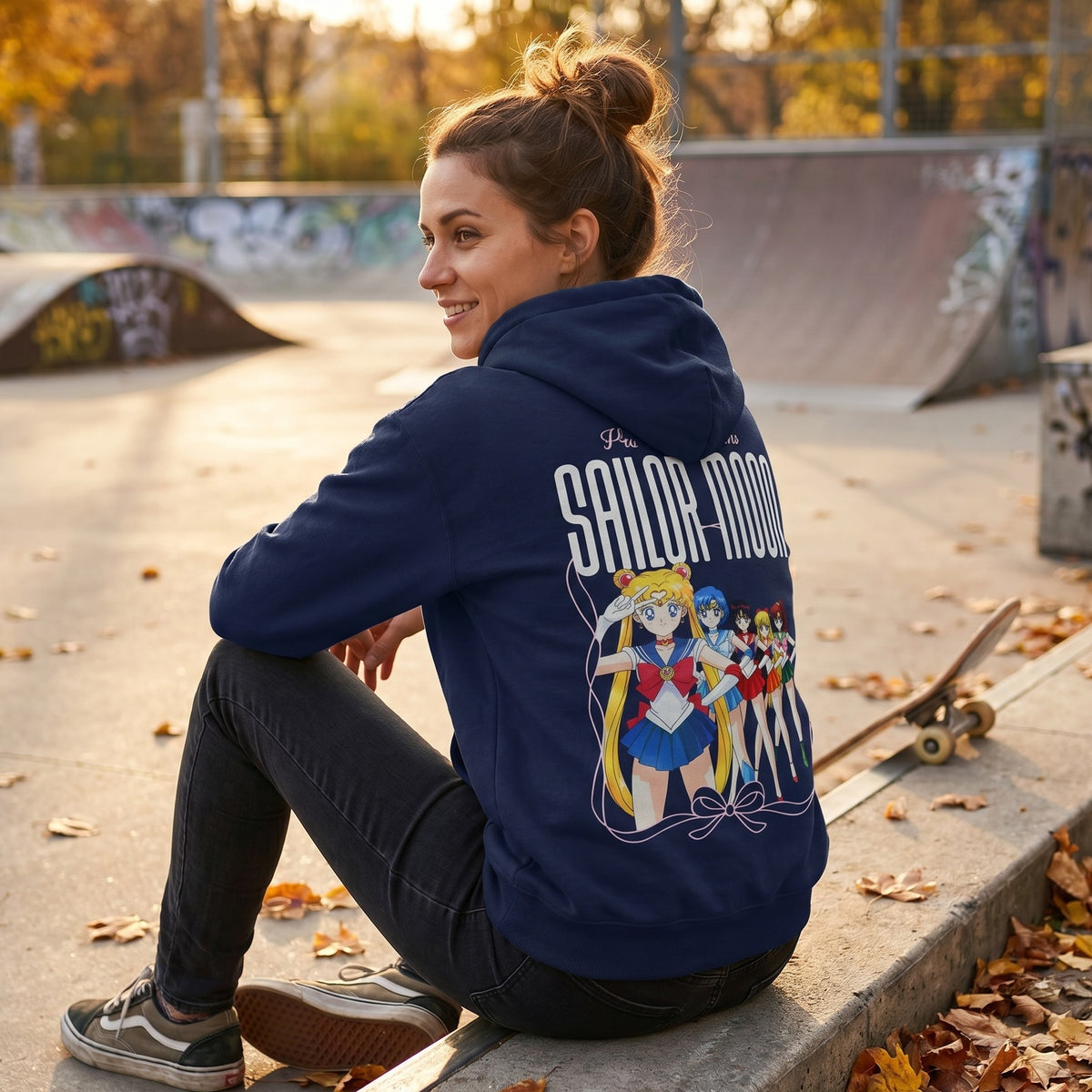 Immagine del prodotto Sailor Moon - Felpa con cappuccio Pretty Guardians blu