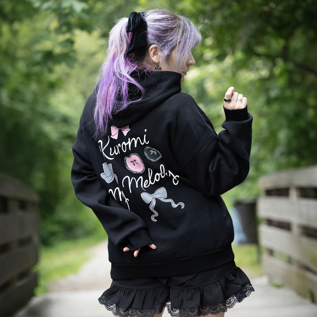 Immagine del prodotto Hello Kitty - Felpa con cappuccio Kuromi e My Melody