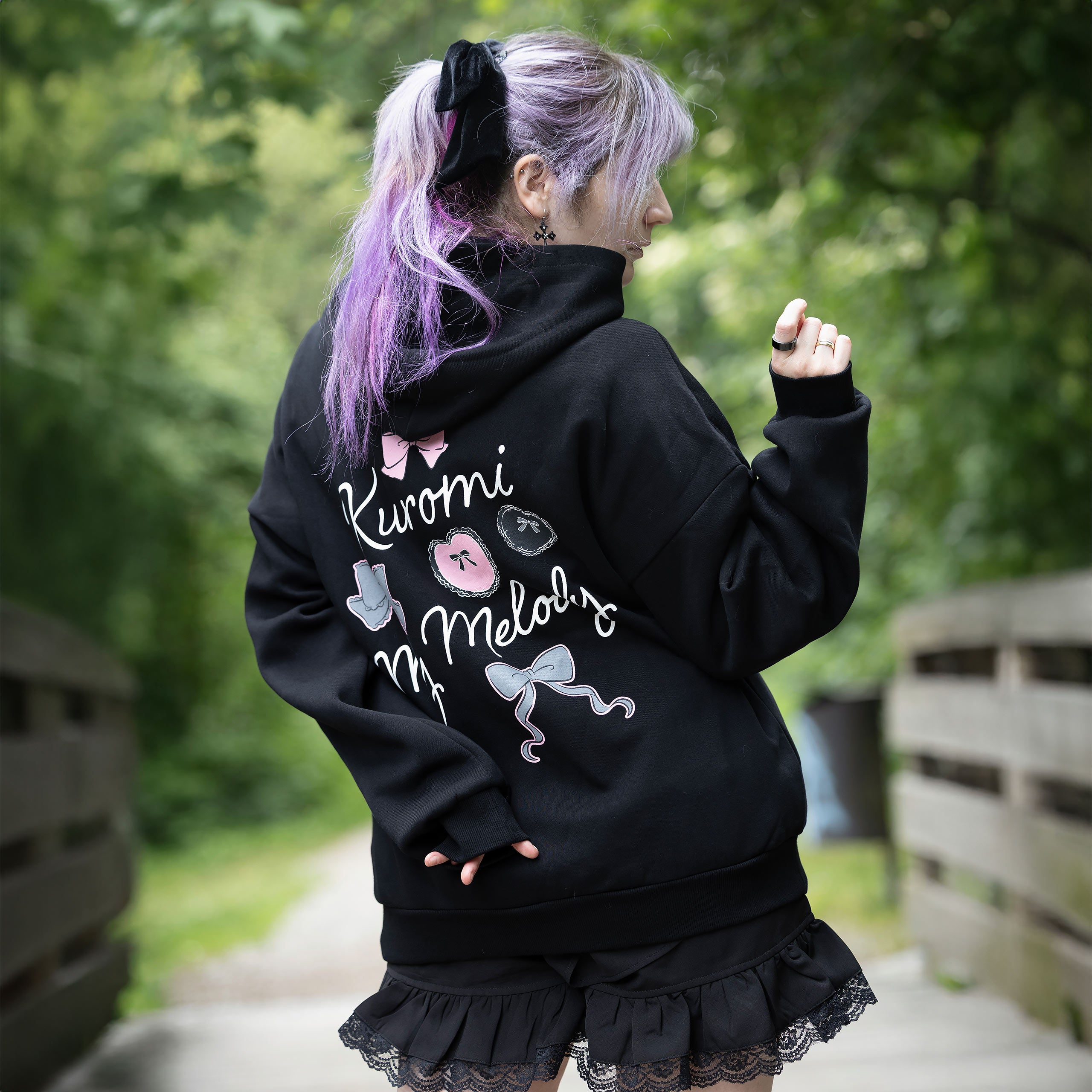 Immagine del prodotto Hello Kitty - Felpa con cappuccio Kuromi e My Melody