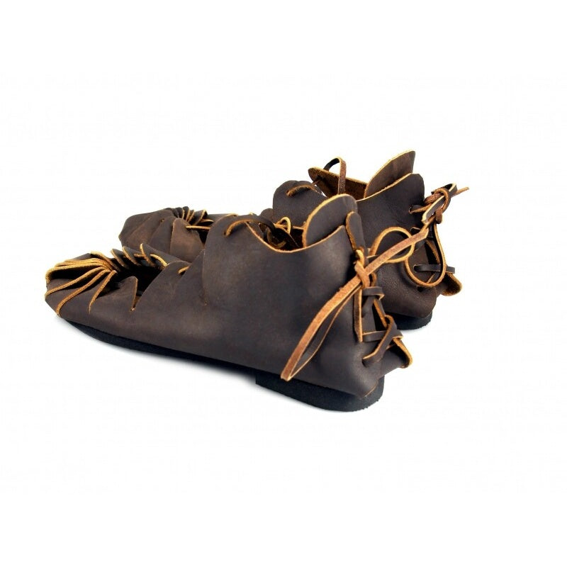 Immagine del prodotto Scarpe medievali alla caviglia in pelle scamosciata nabuk marrone