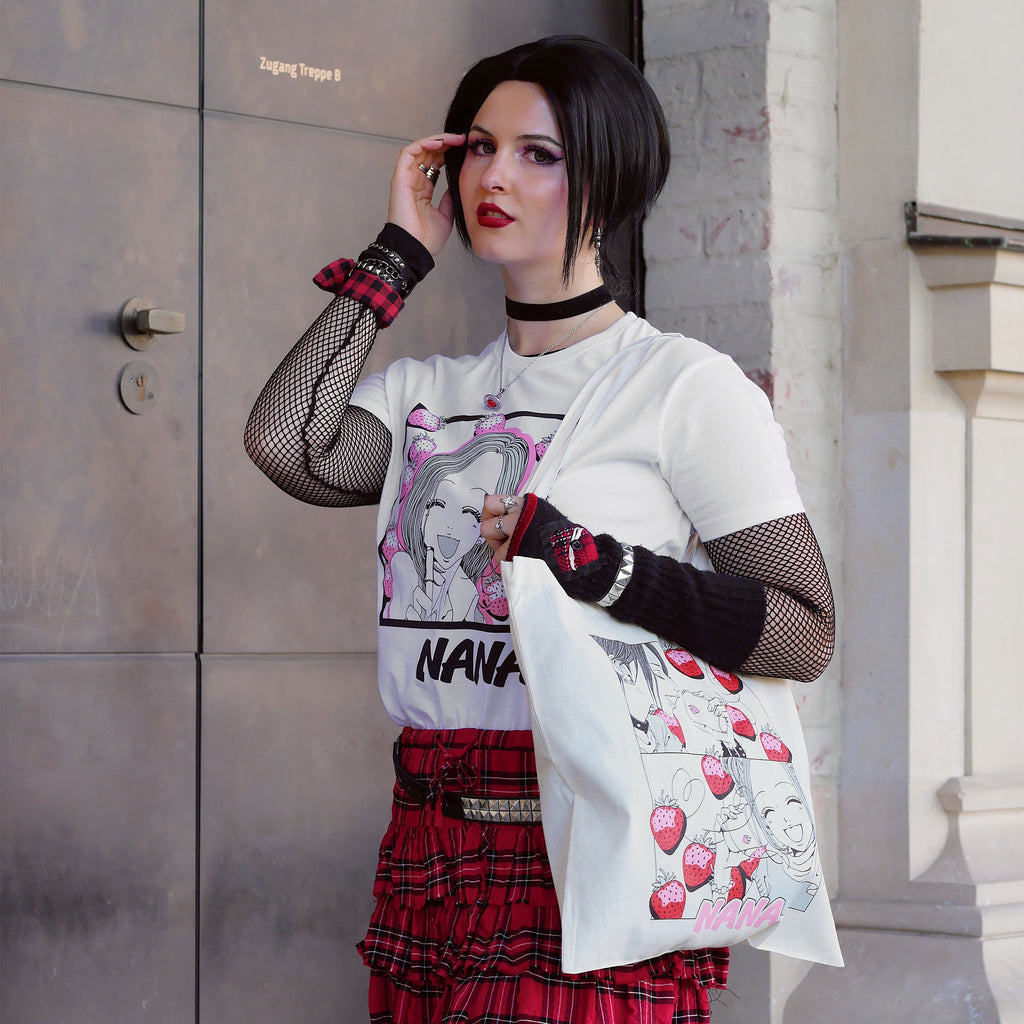 Immagine del prodotto Borsa in tela Strawberry Cups per fan di NANA