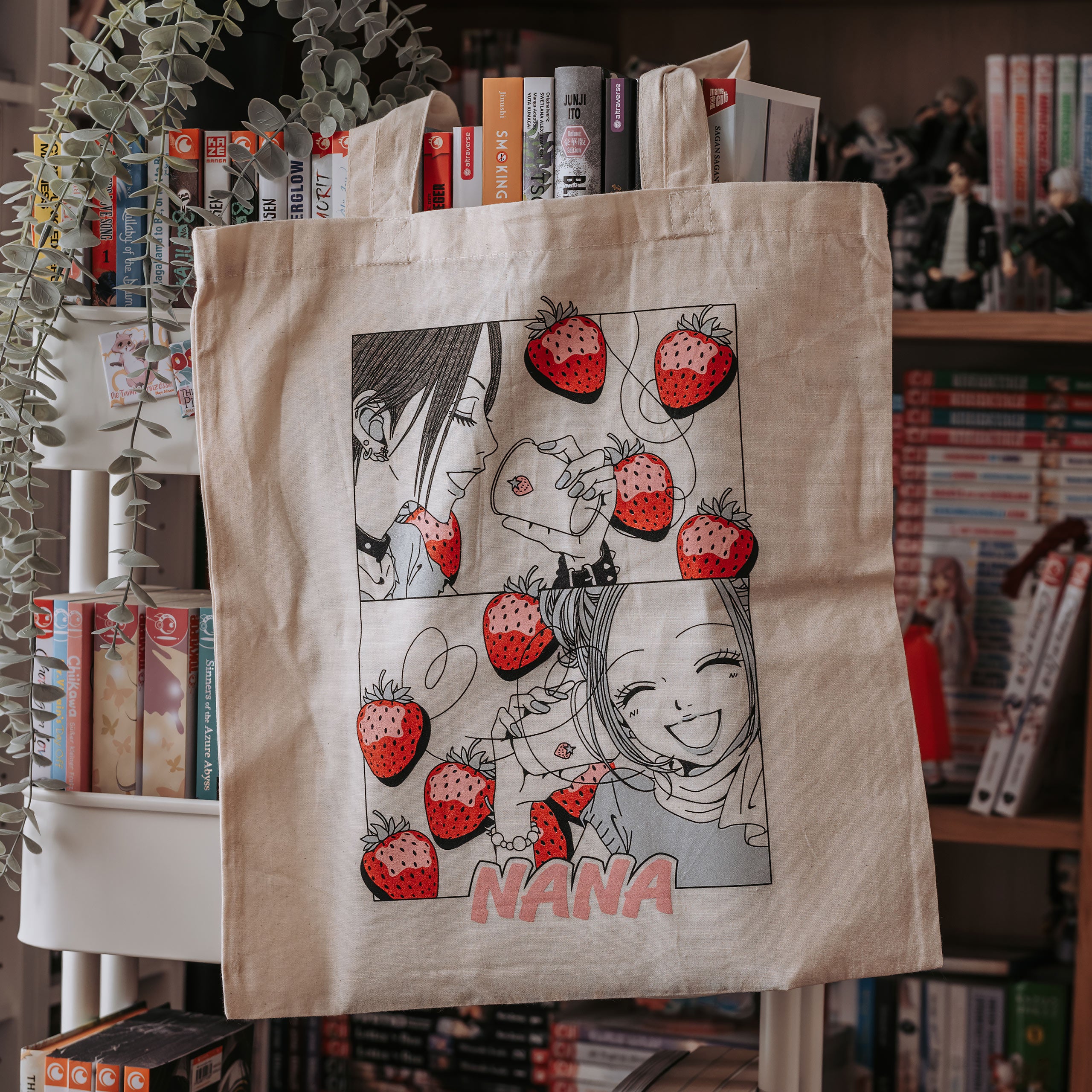 Immagine del prodotto Borsa in tela Strawberry Cups per fan di NANA