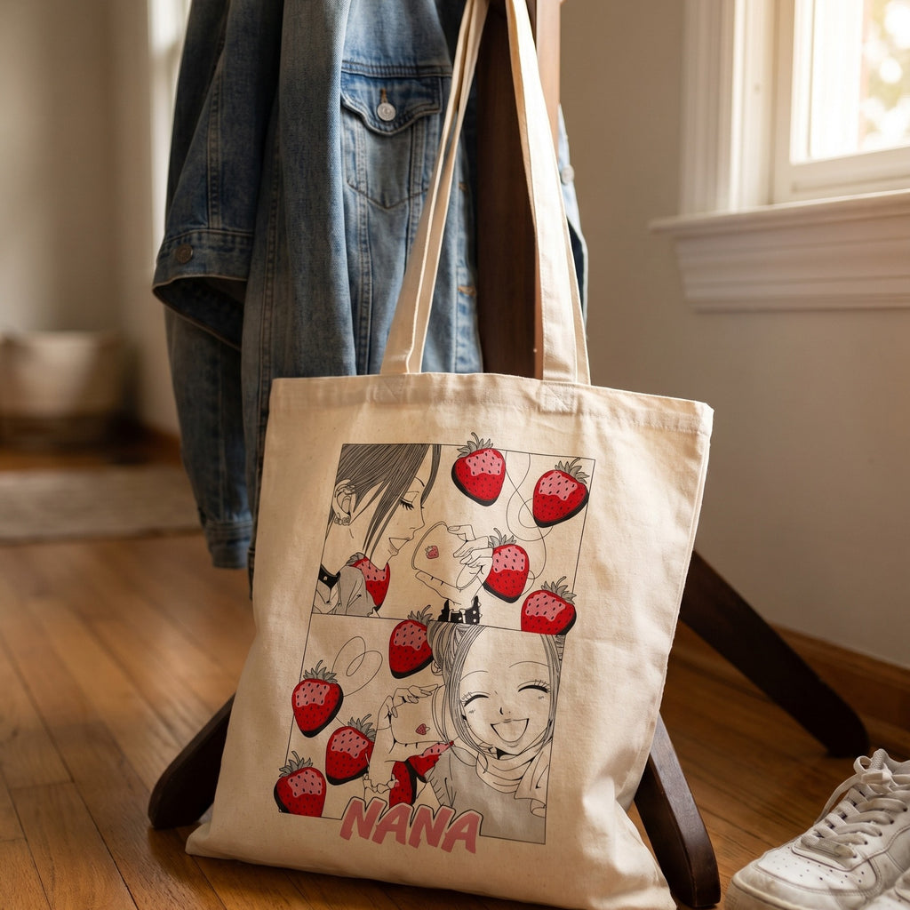Immagine del prodotto Borsa in tela Strawberry Cups per fan di NANA