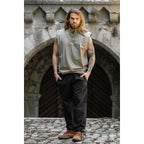 Immagine del prodotto Camicia medievale con lacci Jean senza maniche beige