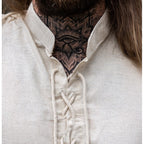 Immagine del prodotto Camicia medievale con lacci Henn smanicata beige