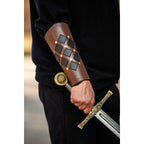 Immagine del prodotto Bracciale medievale in pelle Orm marrone-nero