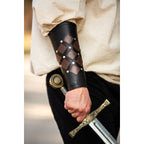 Immagine del prodotto Bracciale medievale in pelle Orm nero-marrone