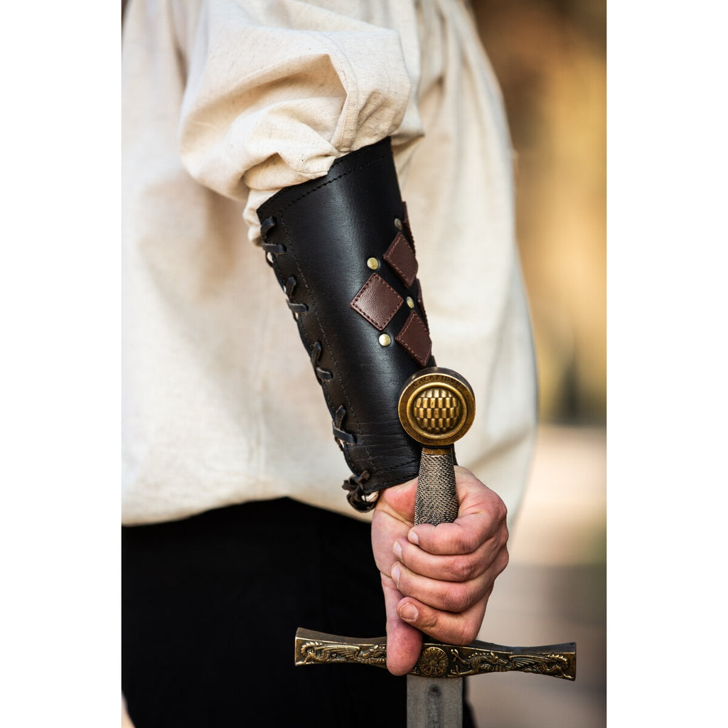 Immagine del prodotto Bracciale medievale in pelle Orm nero-marrone