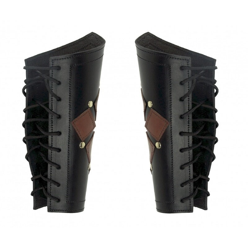 Immagine del prodotto Bracciale medievale in pelle Orm nero-marrone