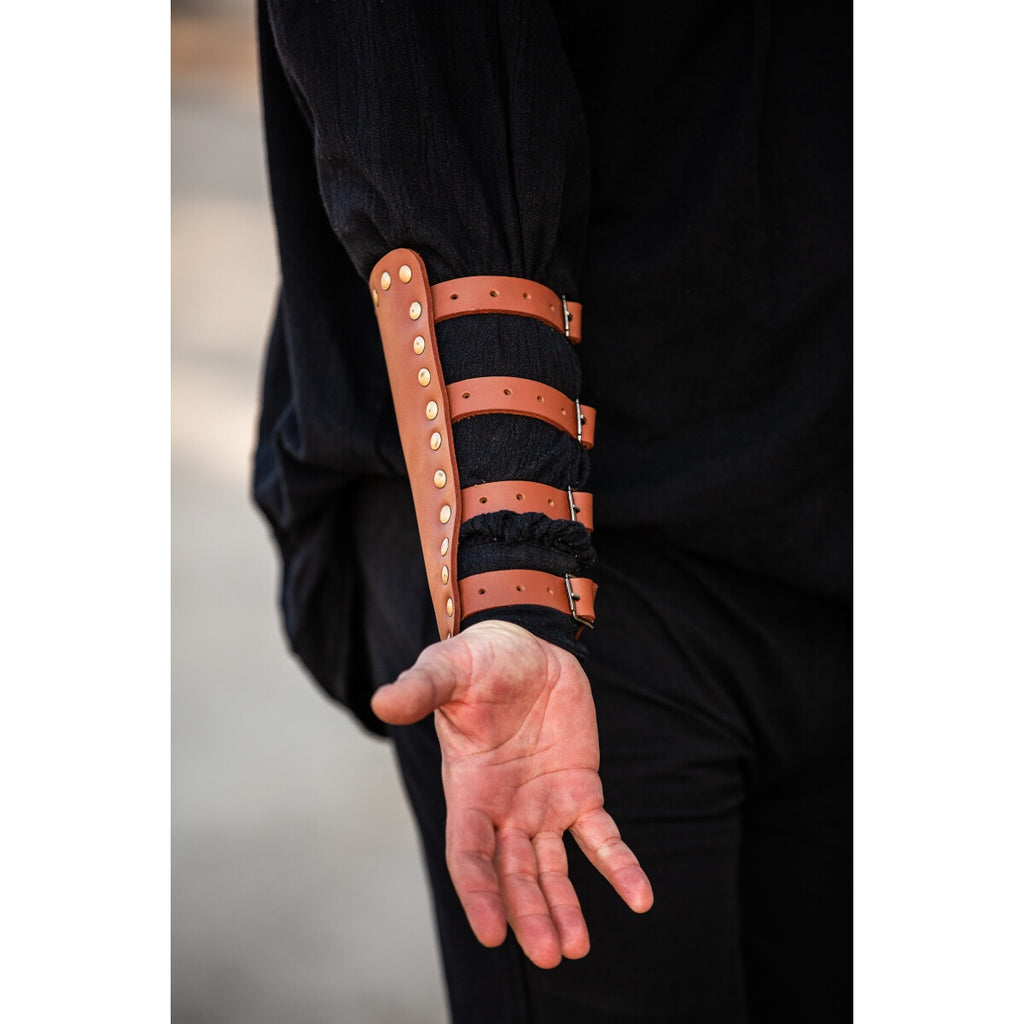 Immagine del prodotto Bracciale medievale in pelle Mar marrone