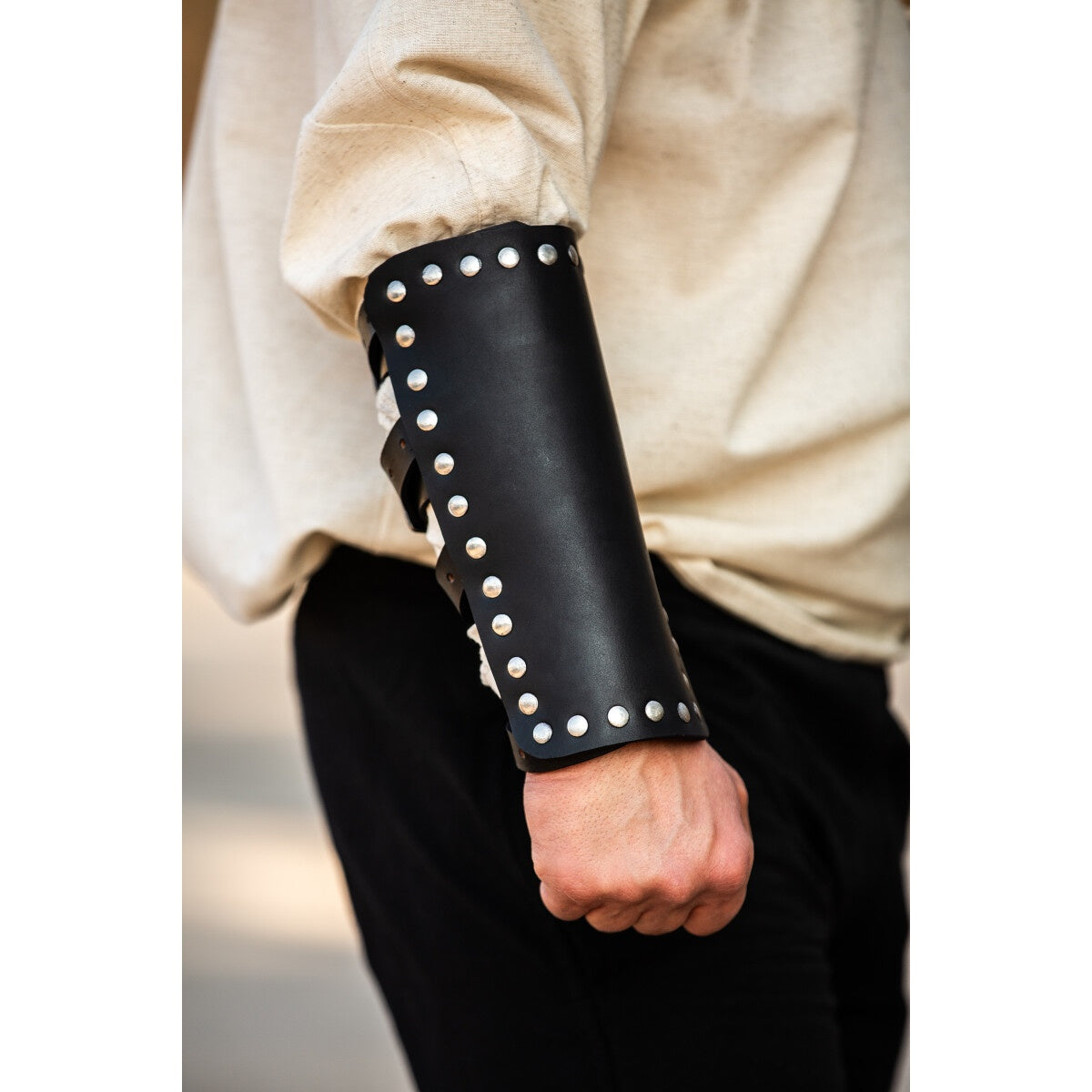 Immagine del prodotto Bracciale medievale in pelle Mar nero