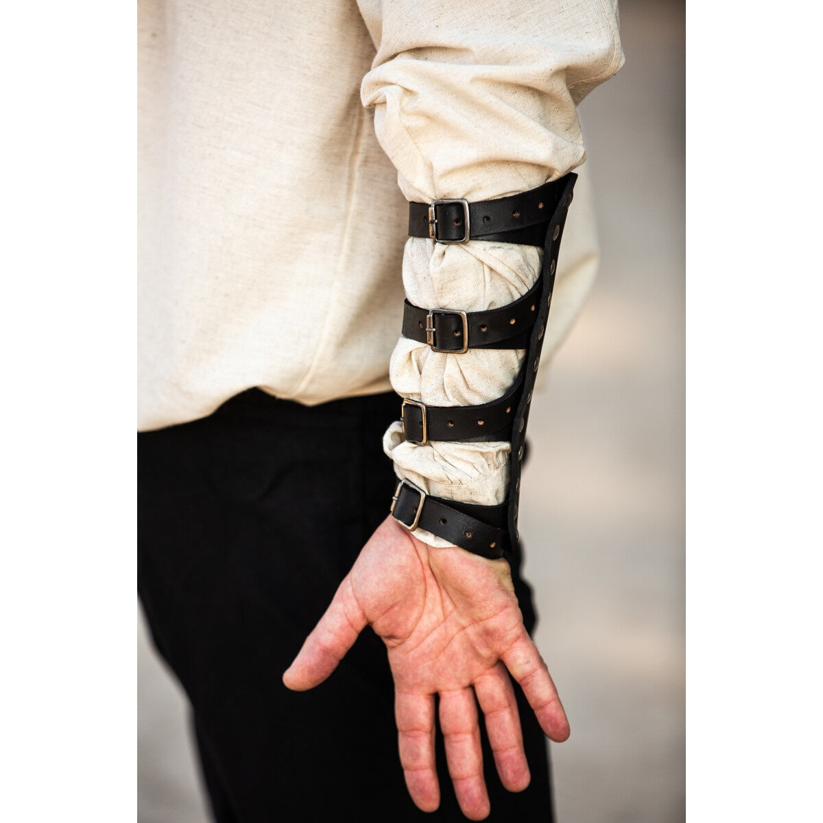 Immagine del prodotto Bracciale medievale in pelle Mar nero