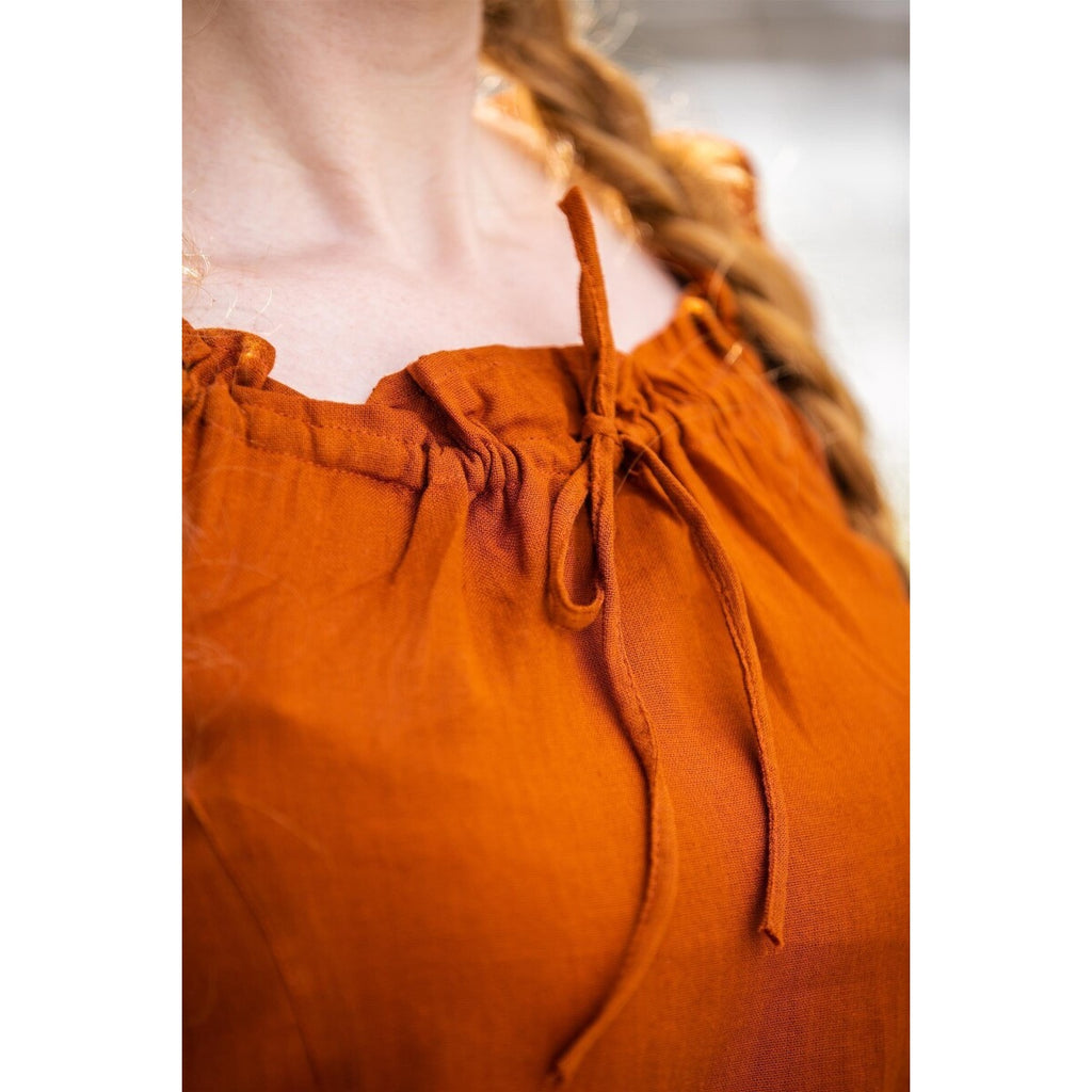 Immagine del prodotto Blusa estiva medievale Adele senza maniche rossa