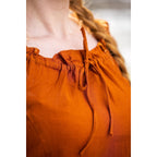 Immagine del prodotto Blusa estiva medievale Adele senza maniche rossa