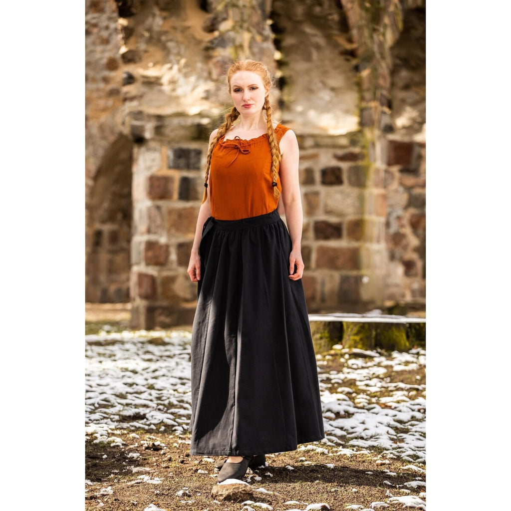 Immagine del prodotto Blusa estiva medievale Adele senza maniche rossa