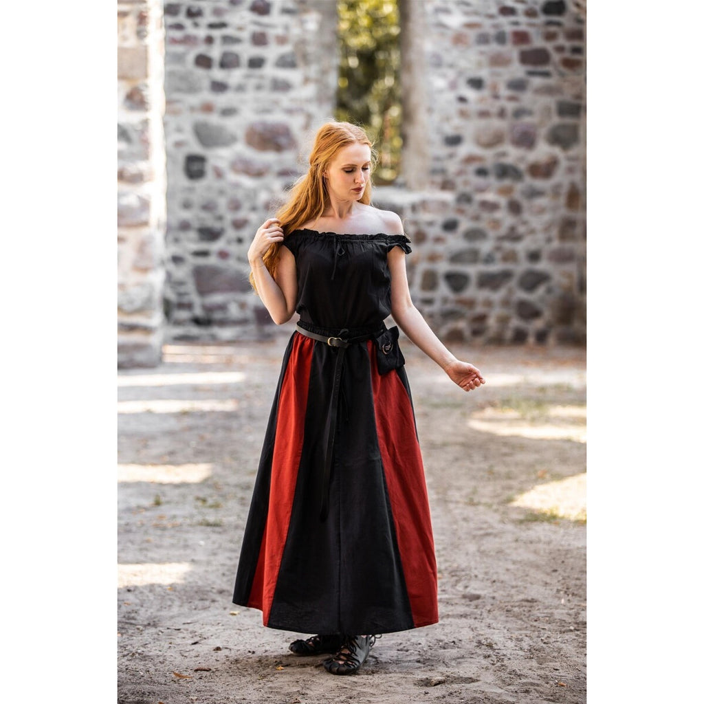 Immagine del prodotto Blusa estiva medievale Adele senza maniche nera
