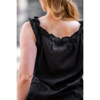 Immagine del prodotto Blusa estiva medievale Adele senza maniche nera