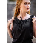 Immagine del prodotto Blusa estiva medievale Adele senza maniche nera
