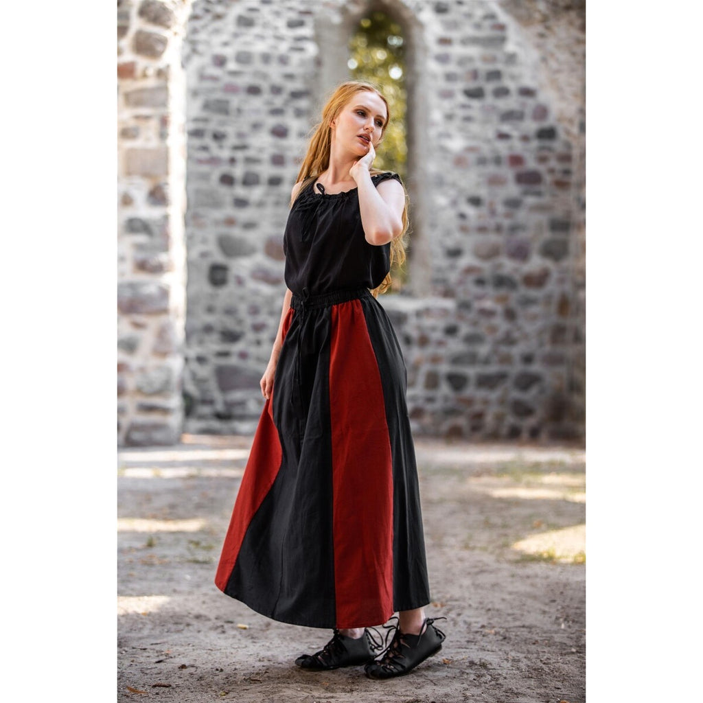 Immagine del prodotto Blusa estiva medievale Adele senza maniche nera
