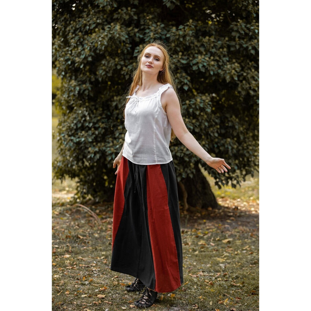 Immagine del prodotto Blusa estiva medievale Adele senza maniche bianca