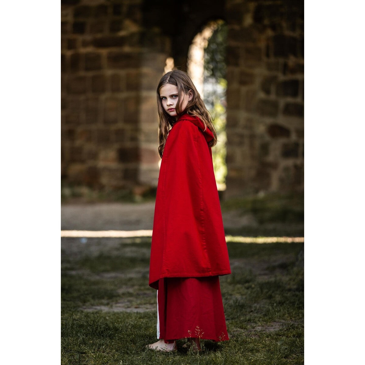 Immagine del prodotto Mantello medievale Cecilia per bambini rosso