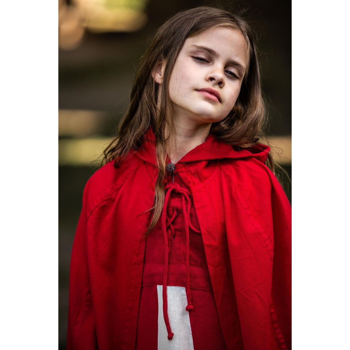 Immagine del prodotto Mantello medievale Cecilia per bambini rosso