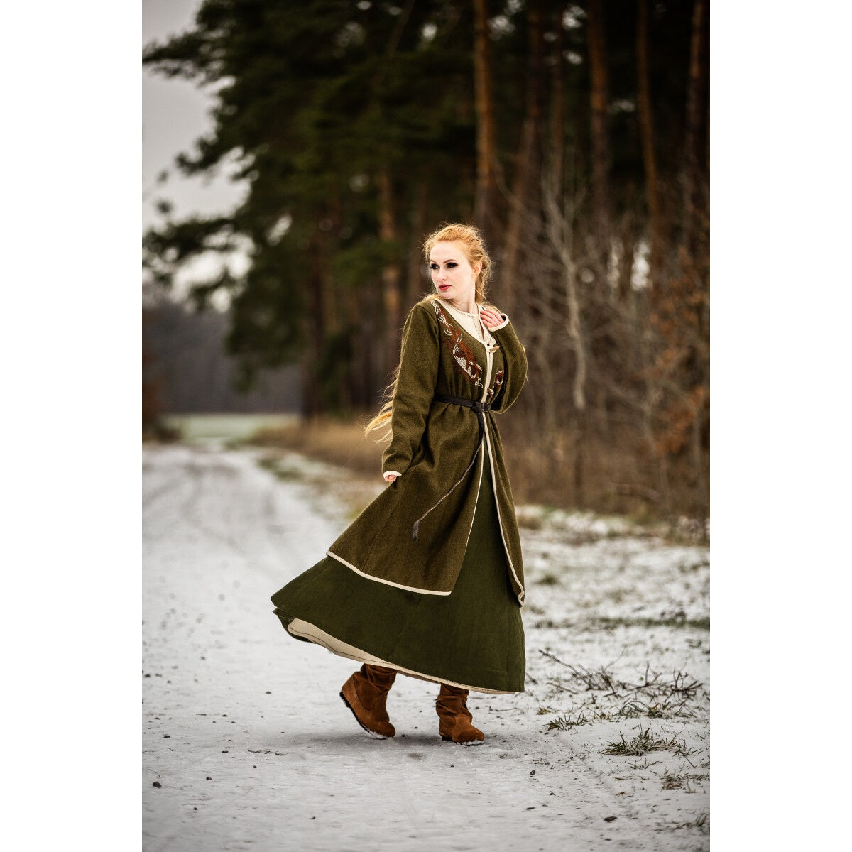 Immagine del prodotto Mantello medievale Birka Skadi verde