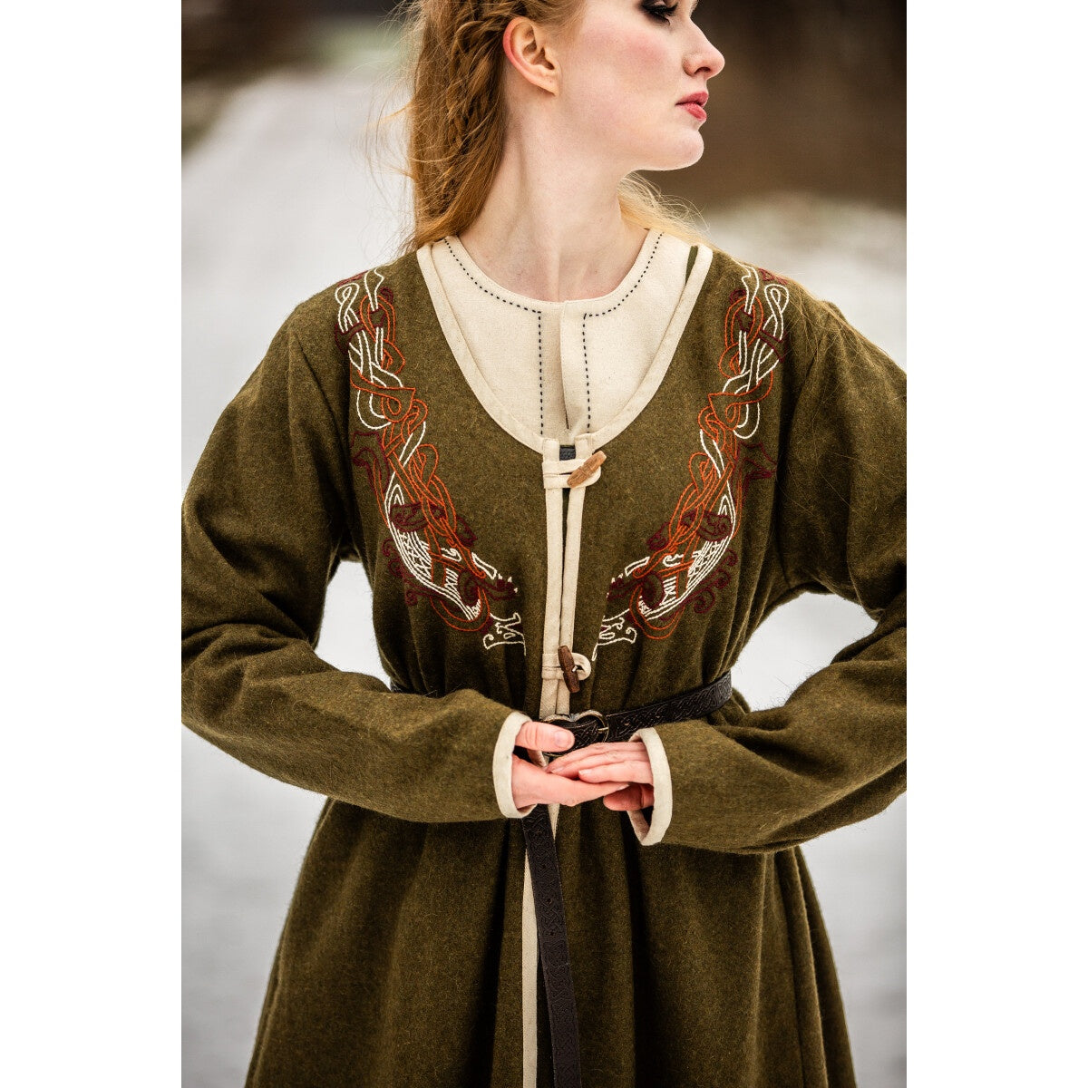 Immagine del prodotto Mantello medievale Birka Skadi verde