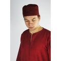 Product image Medieval Wool Felt Cap Hans red