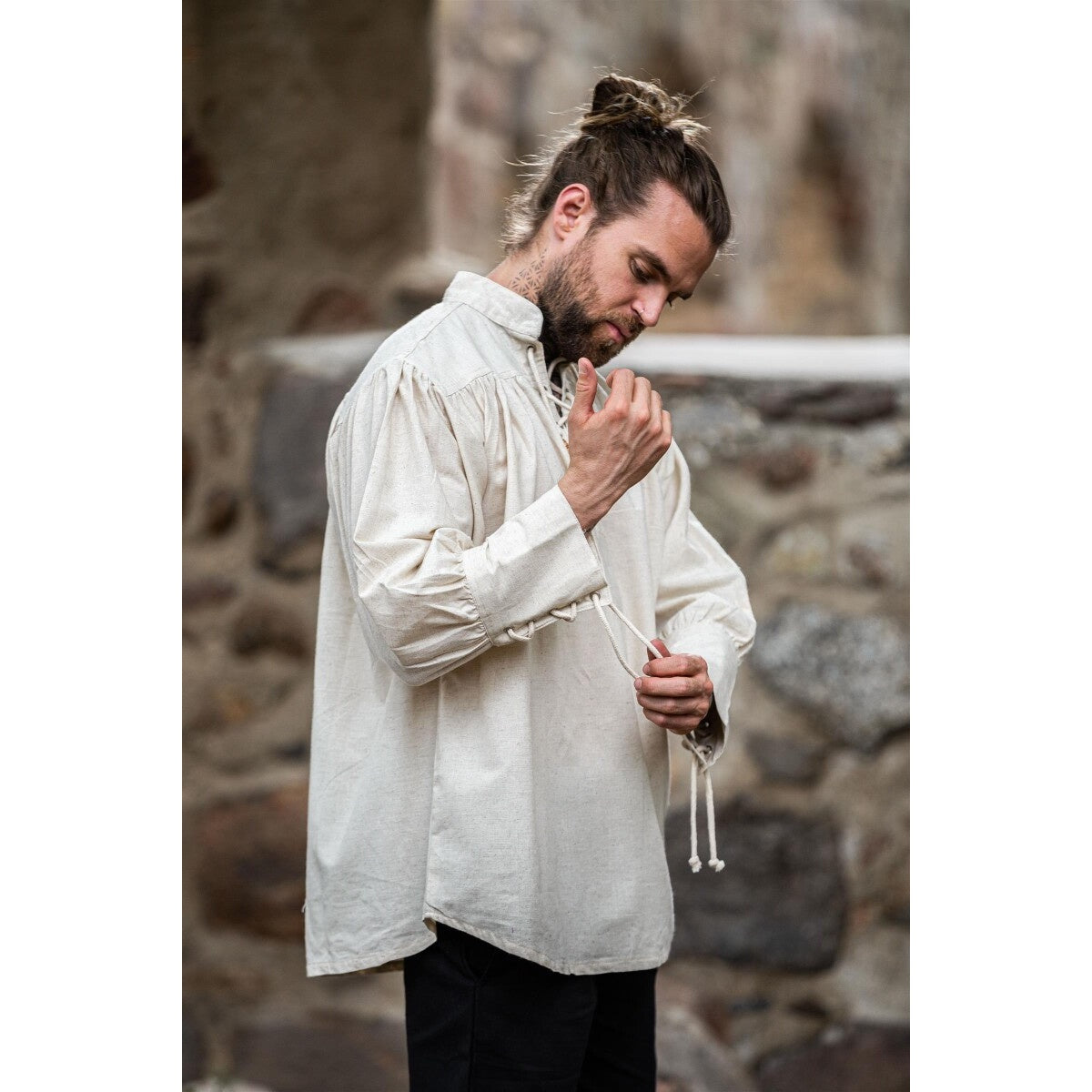 Immagine del prodotto Camicia medievale Claude con polsini allacciati