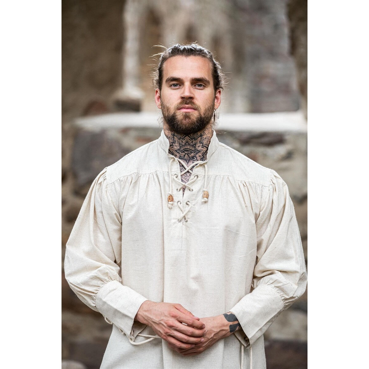 Immagine del prodotto Camicia medievale Claude con polsini allacciati
