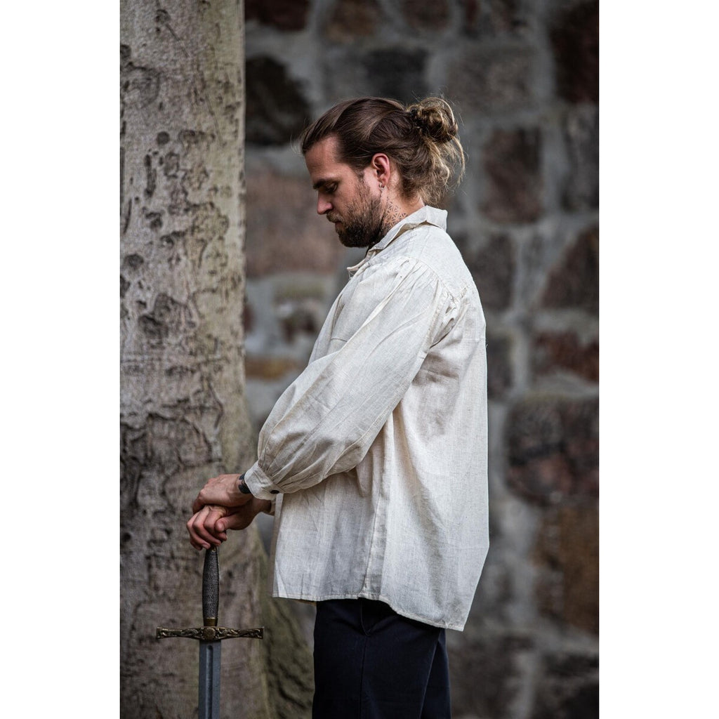 Immagine del prodotto Camicia medievale con lacci Artù beige