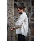 Immagine del prodotto Camicia medievale con lacci Artù beige