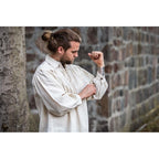 Immagine del prodotto Camicia medievale con lacci Artù beige