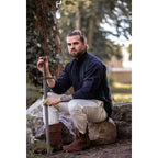 Product image Medieval Cotton Shirt Ingolf handwoven black