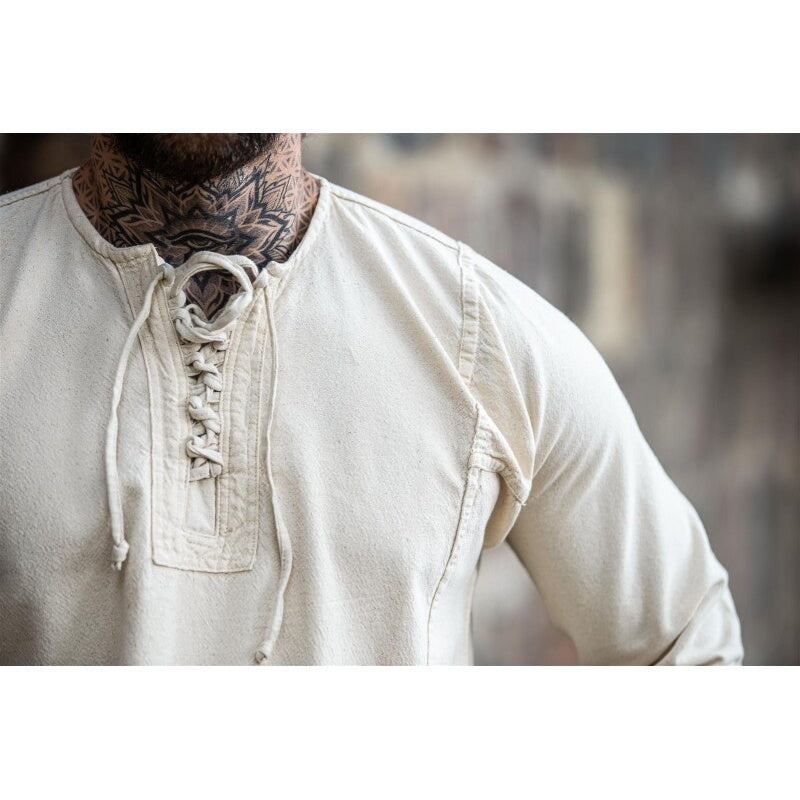 Immagine del prodotto Camicia da contadino medievale Felix beige