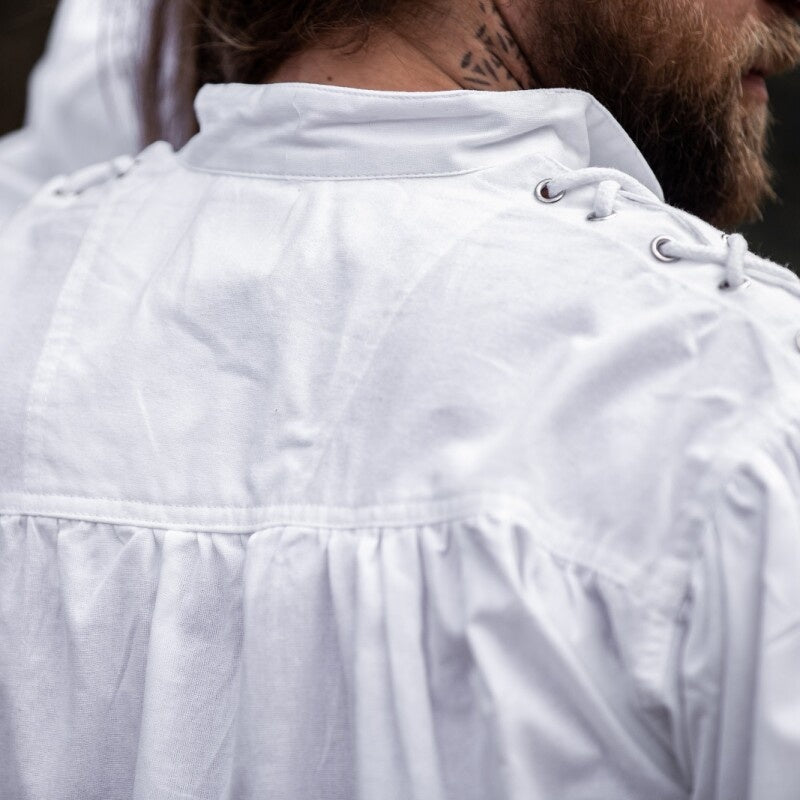 Immagine del prodotto Camicia medievale con lacci e occhielli Adrian bianca