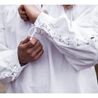 Immagine del prodotto Camicia medievale con lacci e occhielli Adrian bianca