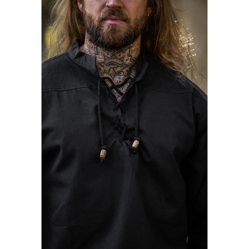 Immagine del prodotto Camicia medievale Ansbert nera