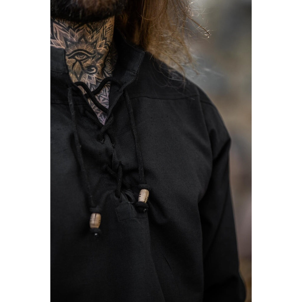 Immagine del prodotto Camicia medievale Ansbert nera