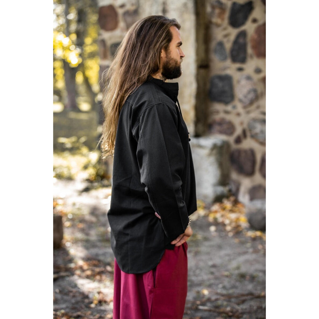 Immagine del prodotto Camicia medievale Ansbert nera