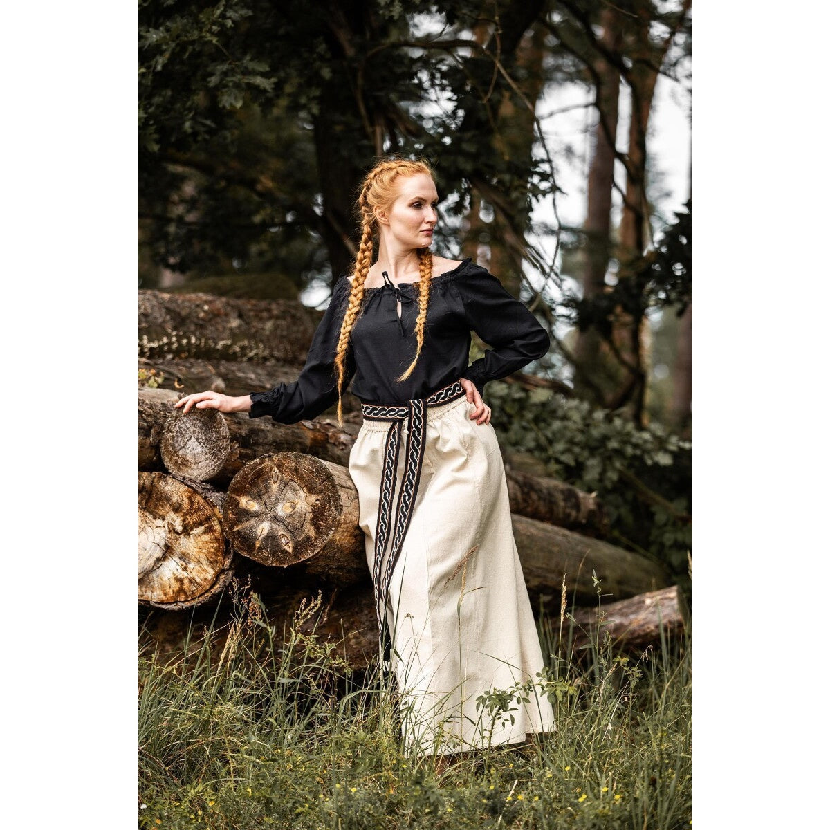 Immagine del prodotto Blusa medievale Edith nera