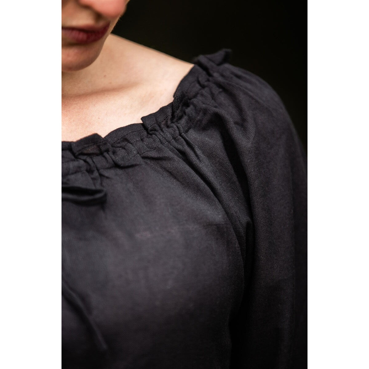 Immagine del prodotto Blusa medievale Edith nera